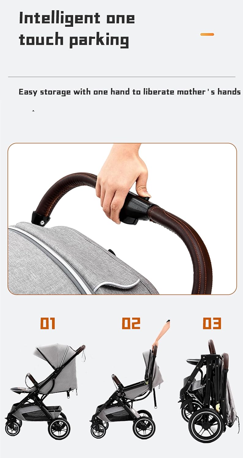 YAZOCO Kinderwagen, 0–4 Jahre buggy klein Zusammenklappbar, 0–22 kg,buggy klein zusammenklappbar, Fu