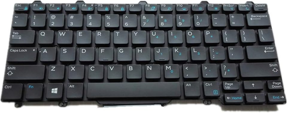 fqparts-cd Replacement Laptop Tastatur für for Dell for Latitude 3570 Amerikanische Version Farbe Sc