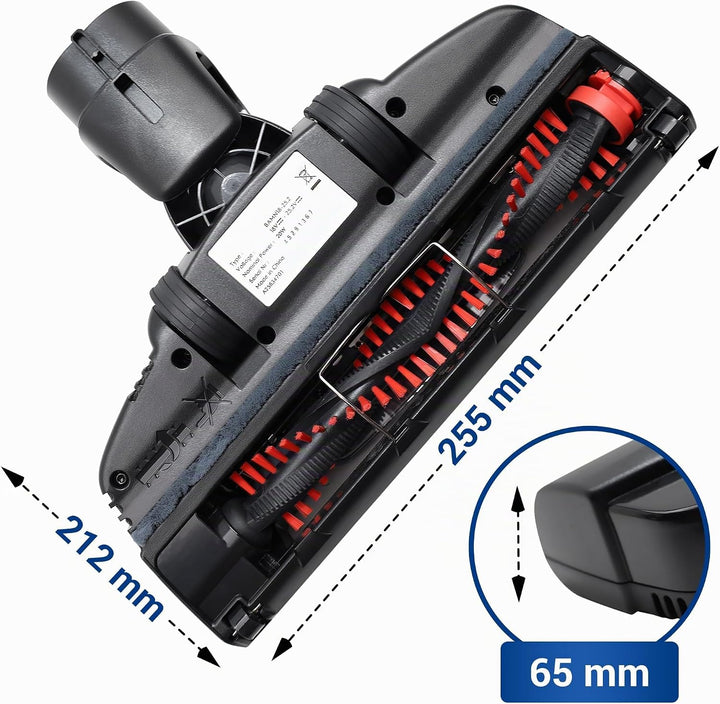 VIOKS Bodendüse 255x212x65 mm Ersatz für AEG Electrоlux 140188845055 - Turbo Bürste für QX6 QX7 QX8