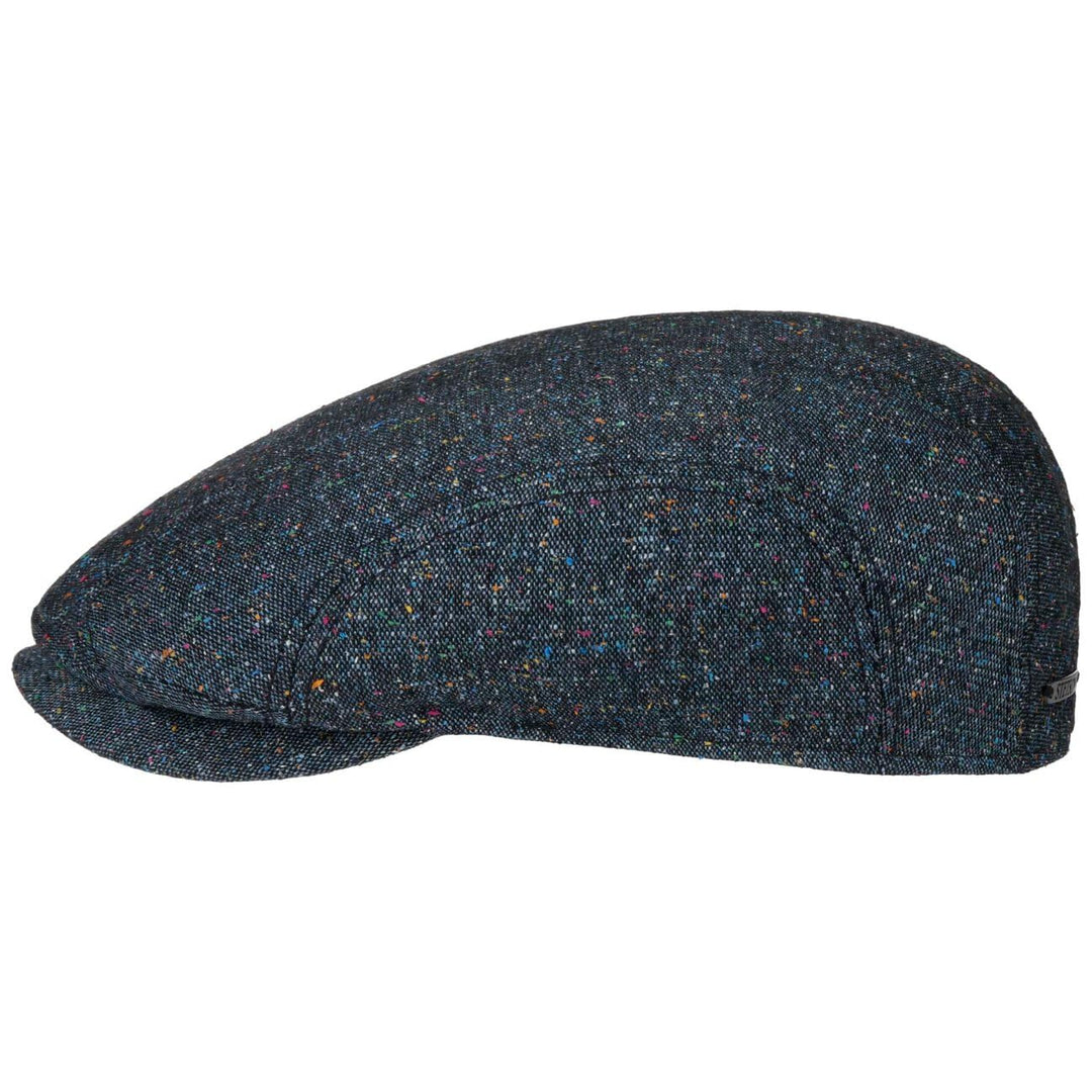 Stetson Donegal Colour Spots Flatcap - Zeitlose Schirmmütze - Klassische Form - Cap in Seiden-Wollmi