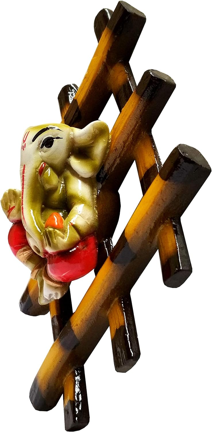 Purpledip Wandbehang Idol: Ganesha auf Netz (11772)