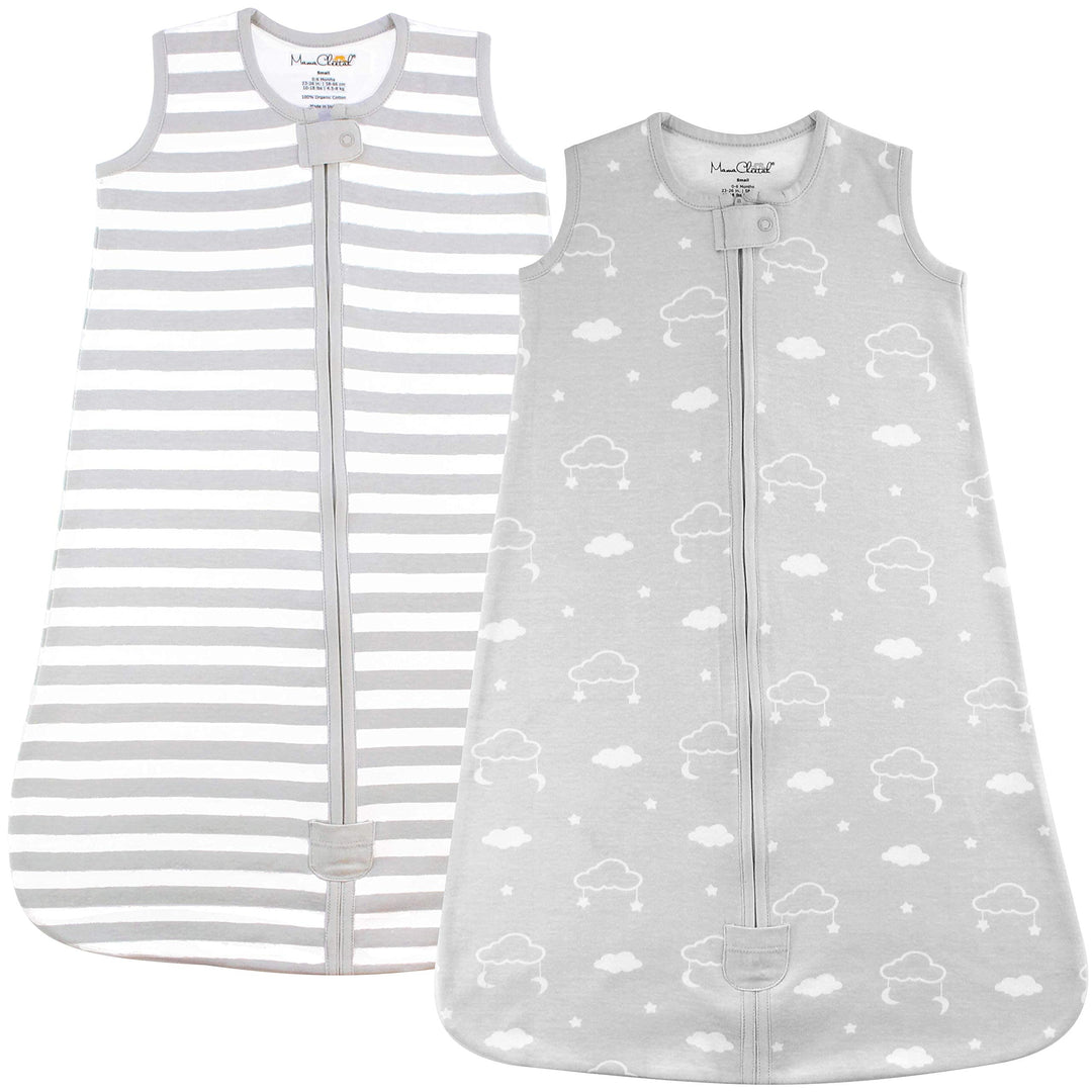 Mama Cheetah Baby Schlafsack, 0.5 TOG 100% Bio-Baumwolle, Ideal für den Sommer, Sommerschlafsack für
