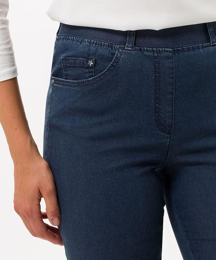 Raphaela by Brax Damen Style Lavina Rundum Schlupf Denim Super Slim Jeans 36K Dark Blue, 36K Dark Bl