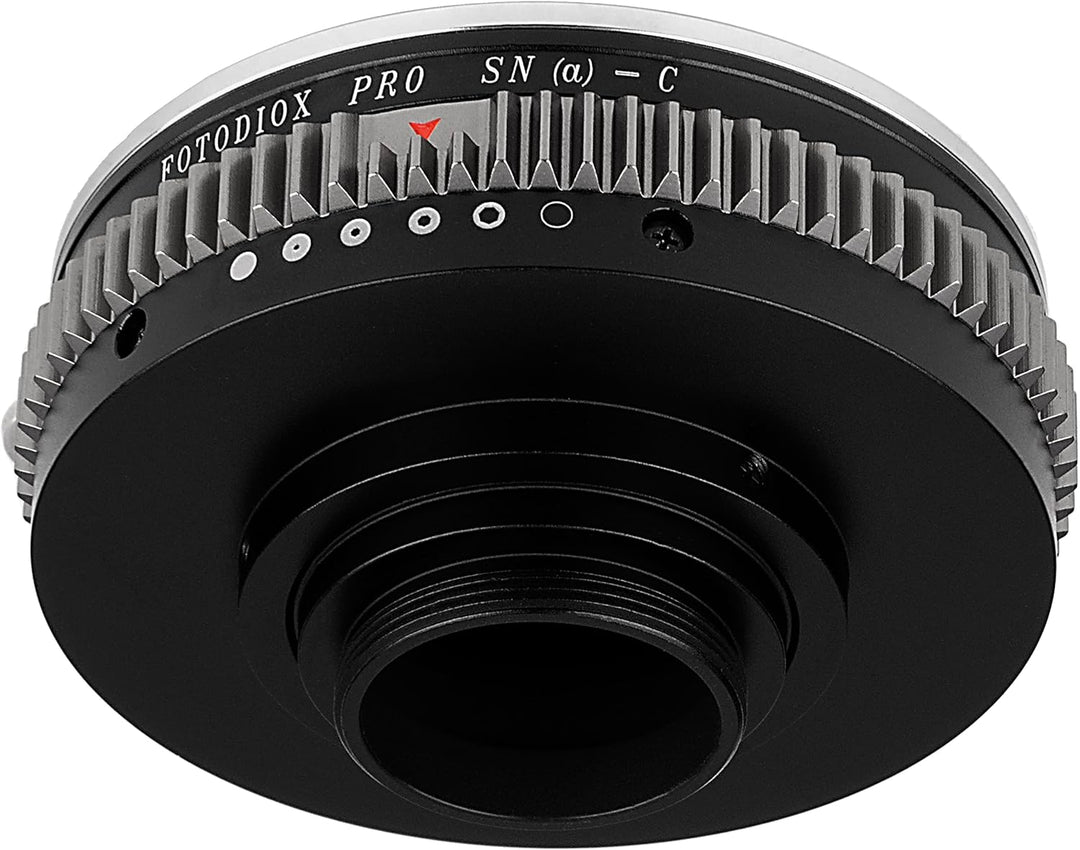 Fotodiox Pro Lens Mount Adapter Compatible with Sony A-Mount and Minolta AF Lenses to C-Mount Camera