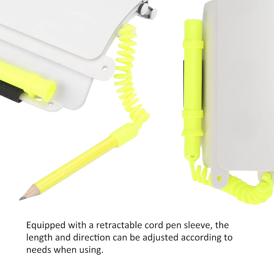 Les-Theresa Tauchen Handgelenk Schiefer Unterwasser verstellbare Schreibtafel mit Dehnbar Bleistift,