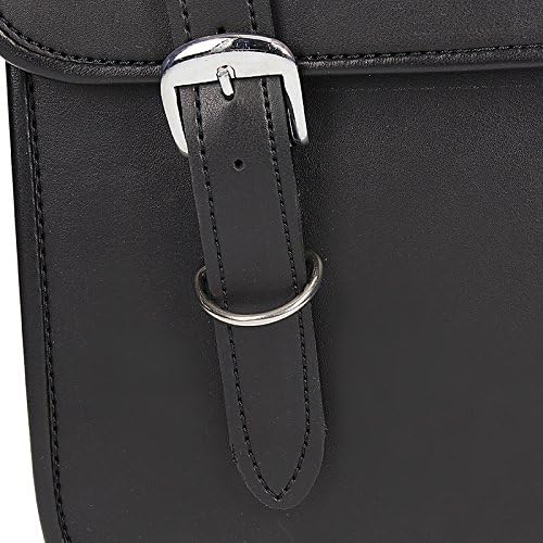 BS-Motoparts Satteltasche für Hyosung Aquila GV 125 Texas Schwarz Links