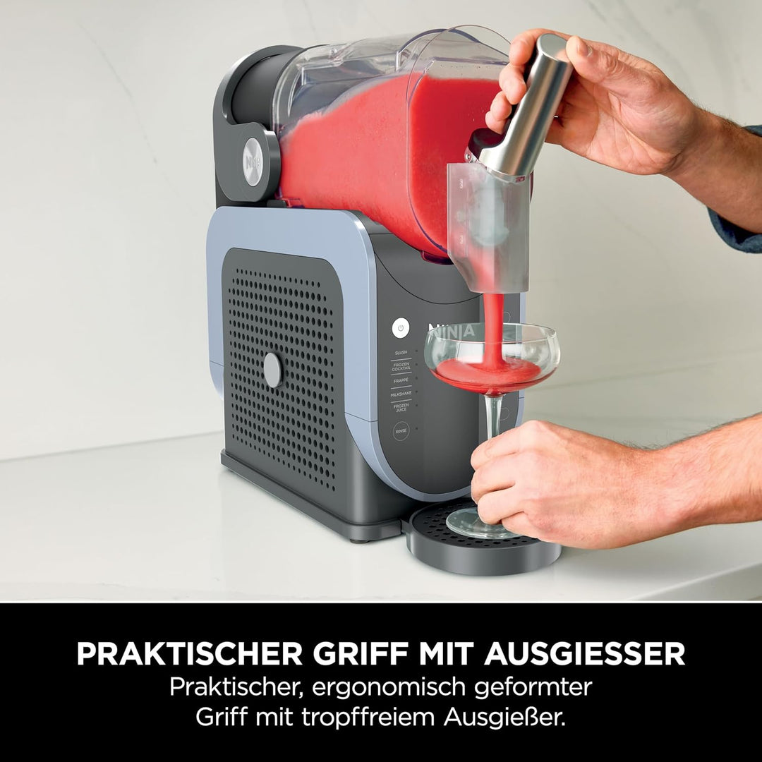 Ninja SLUSHi Maschine für Slush, Eis-Cocktails, Frappé, Milchshakes &amp; gefrorenen Saft, ohne Eis oder