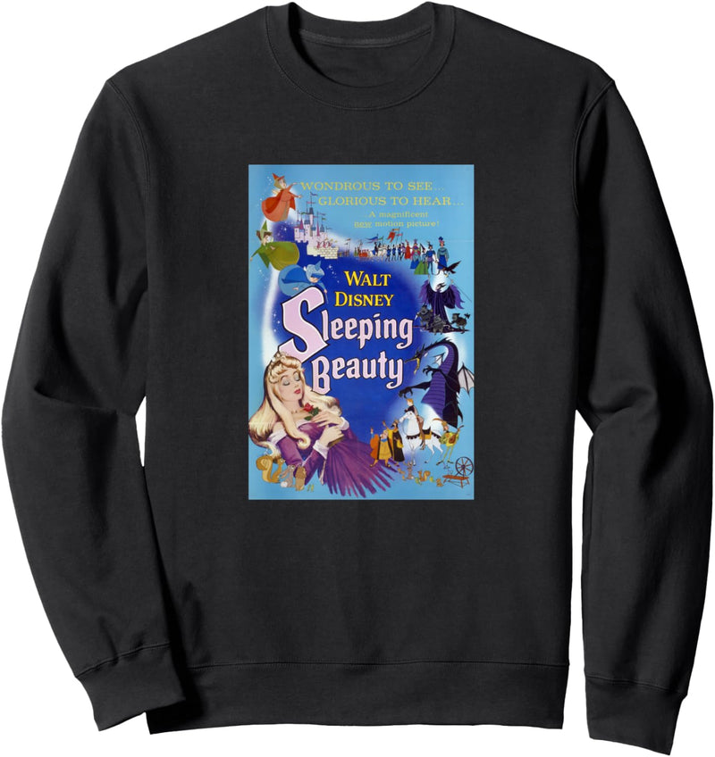 Disney Sleeping Beauty Group Shot Classic Movie Poster Sweatshirt