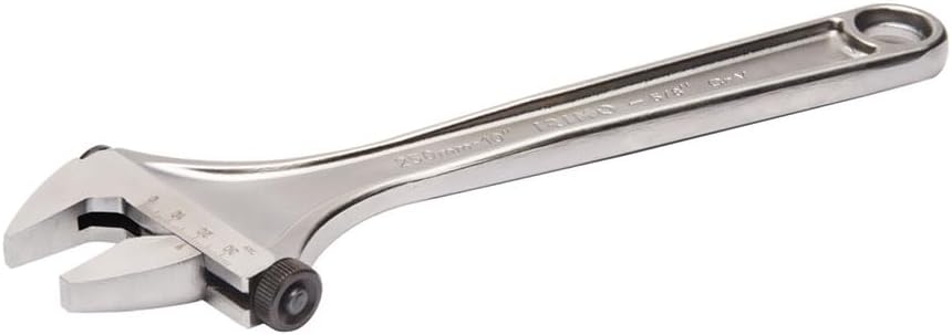 Llave ajustable de moleta lateral 16" cromada