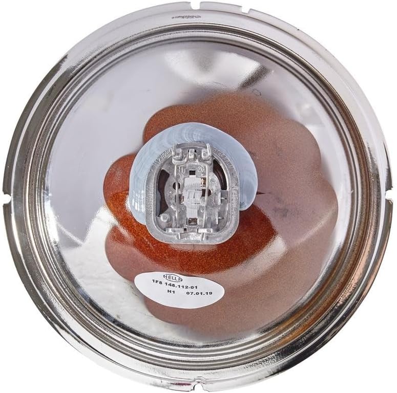 HELLA - Halogen-Scheinwerfereinsatz, Fernscheinwerfer - Luminator - 12V - rund - Einbau/Anbau - rech