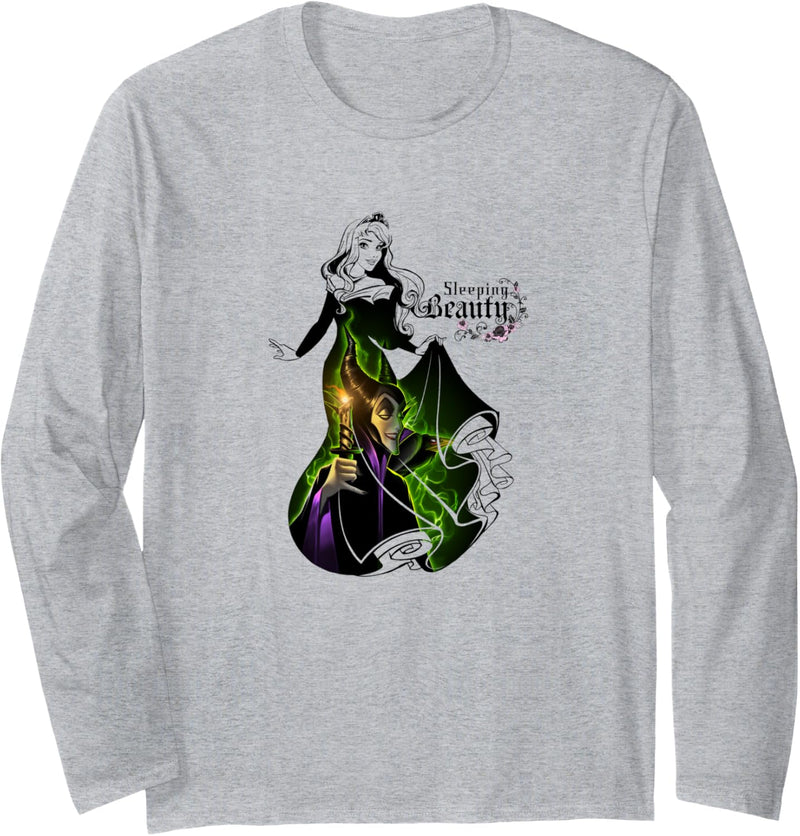 Disney Sleeping Beauty Aurora Dress With Maleficent Langarmshirt