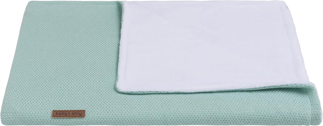 BO BABY'S ONLY - Gitterbettdecke aus Baumwolle mit Teddyfutter - TOG 2.1-100x135 cm - für Jungen und