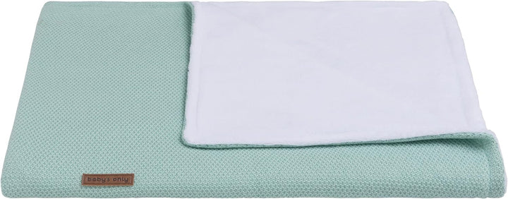 BO BABY'S ONLY - Gitterbettdecke aus Baumwolle mit Teddyfutter - TOG 2.1-100x135 cm - für Jungen und
