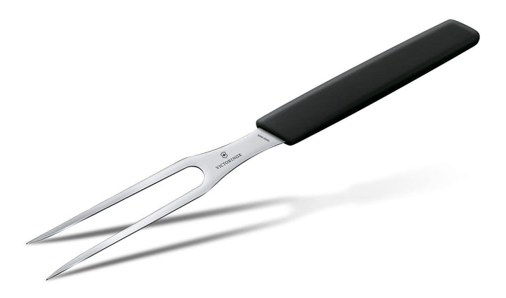 Victorinox Swiss Modern, Profi Tranchiergabel, Extra Scharfe Klinge, 15 cm, Robuster Kunststoffgriff