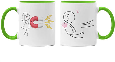 Trendation - Partnertassen Tassen Set Geschenk Sie und Ihn Liebe Valentinstag Kaffeetassen Lustig Fr