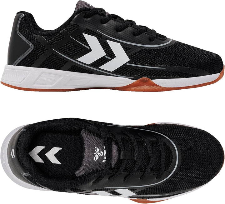 hummel Multisport Shoe Root Elite Handball Erwachsene Grösse 36 EU Black White, 36 EU Black White