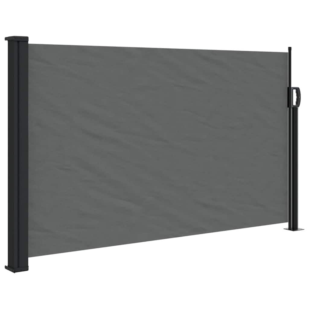 vidaXL Ausziehbare Seitenmarkise Anthrazit 120x500 cm 120 x 500 cm Anthrazit, 120 x 500 cm Anthrazit