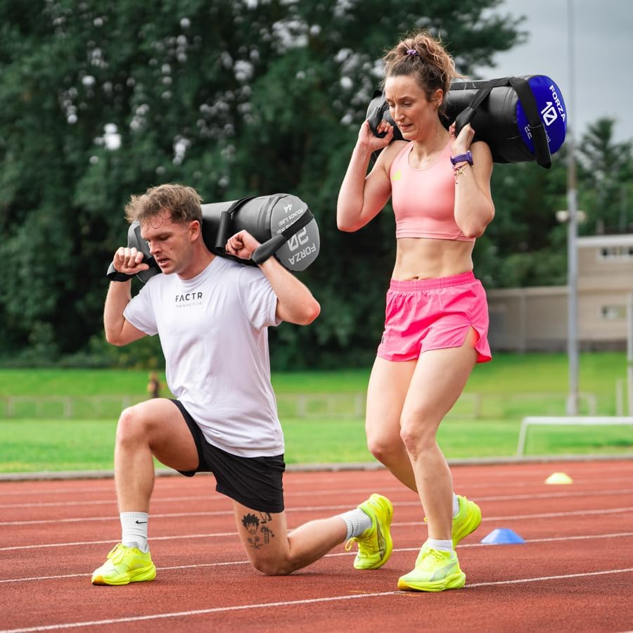 FORZA Gewichtssäcke | Robuste, gewichtete Sandsäcke für Krafttraining, Crossfit, MMA und Fitness-Wor