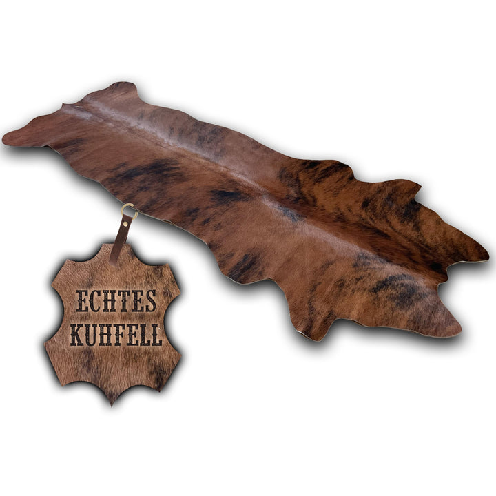 unendlich schoen - Echter Kuhfell Teppich klein, Made in Germany, geruchsneutral, Rinderfell ideal f