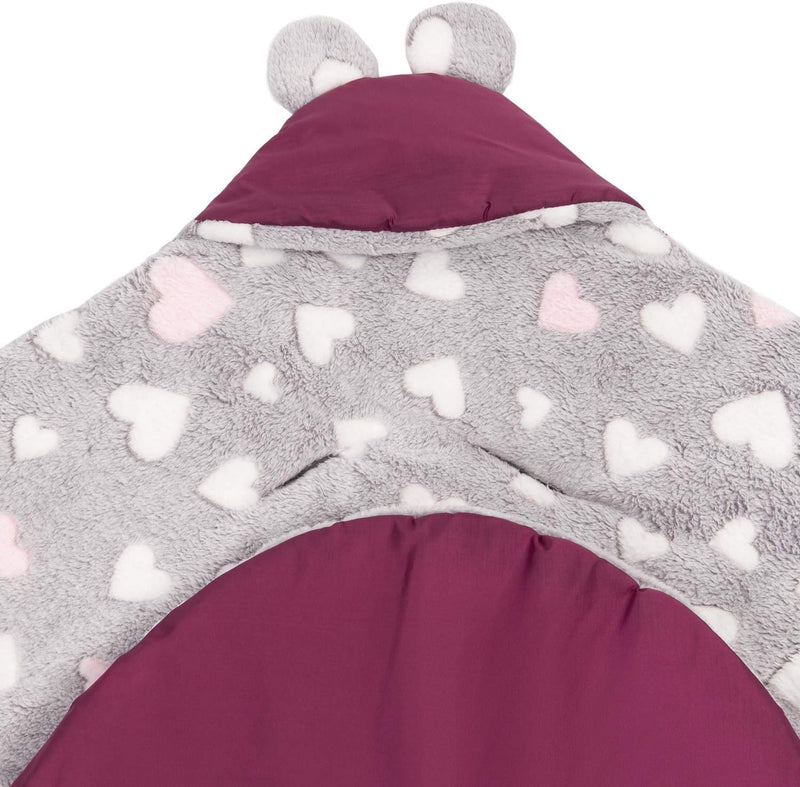 millybo Fusssack Baby Einschlagdecke für Winter geeignet für Kinderwagen Babyschale Babybett Autosit