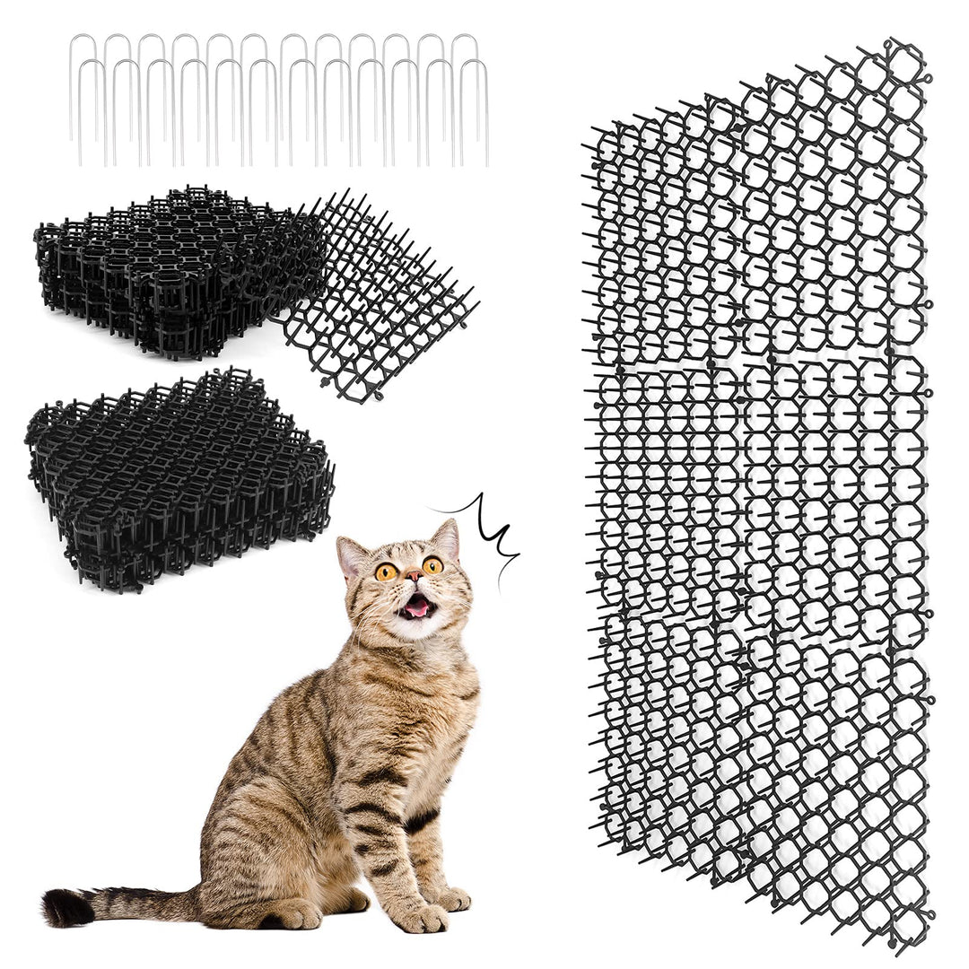 Cat Scat Mat mit Spikes, Cat Repellent Mat, Flat Prickle Strip Dig Stopper, Pet Abschreckungsmatten