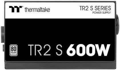 Thermaltake TR2 S 600W | PC-ATX-Netzteil | 80-Plus | leiser 120 Lüfter | EU zertifiziert | schwarz,