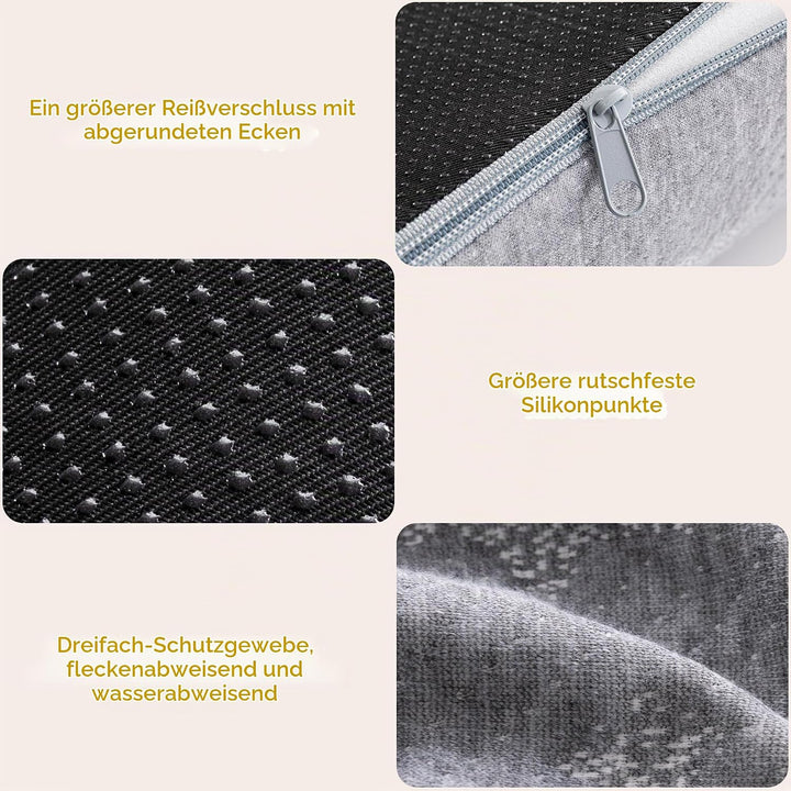 Kohentact Faltbares Baby Bettgitter Rausfallschutz 2stk aus Foam mit rutschfesten Pads - Wasserdicht