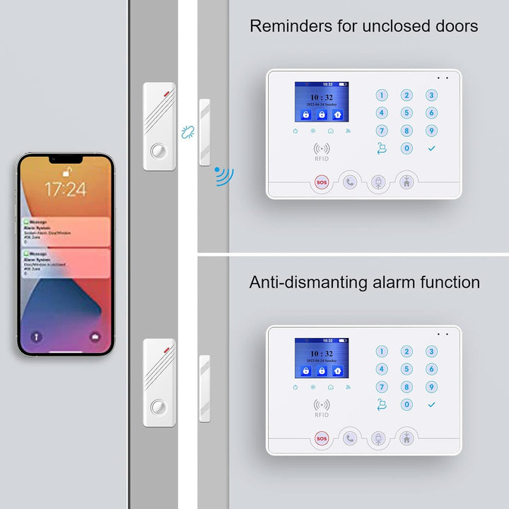 Wolf Guard 4G WiFi Home Alarmsystem alarmanlagen auf Deutsch, smart home alarmanlage mit app, kompat
