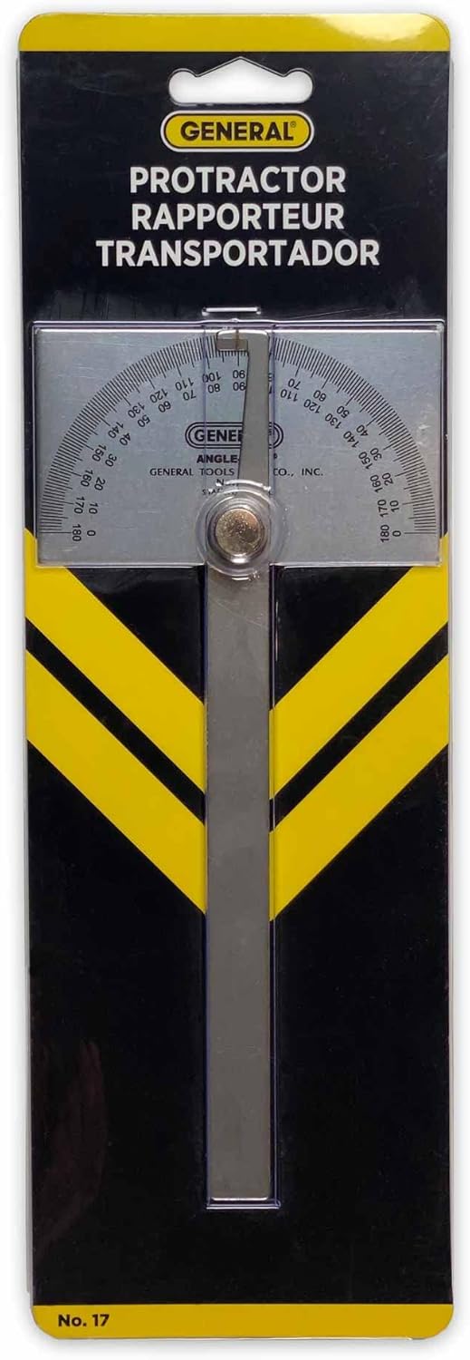 General Tools 17 Winkelkopf Metall Winkelmesser (17XXX) Square Head, Square Head