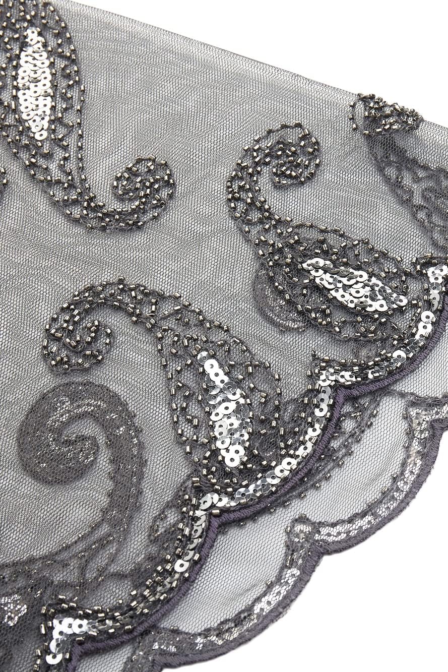 BABEYOND 1920er Jahre Retro Schal Umschlagtücher für Abendkleider Stola für Hochzeit Party Gatsby Ko