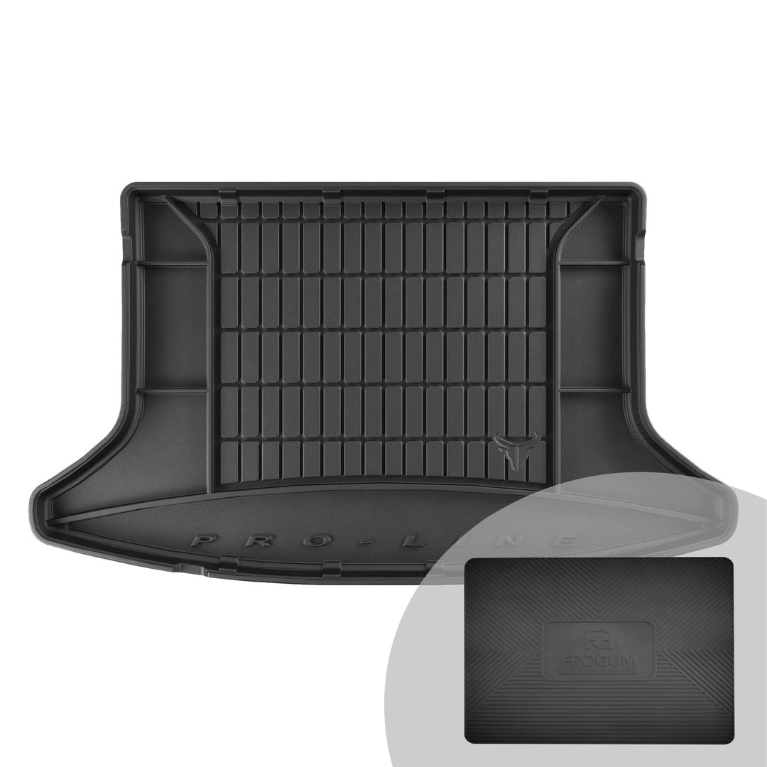 FROGUM ProLine 3D Gummimatte Exklusive Auto Kofferraummatte Kofferraumwanne für Kia NIRO I 2016-2022