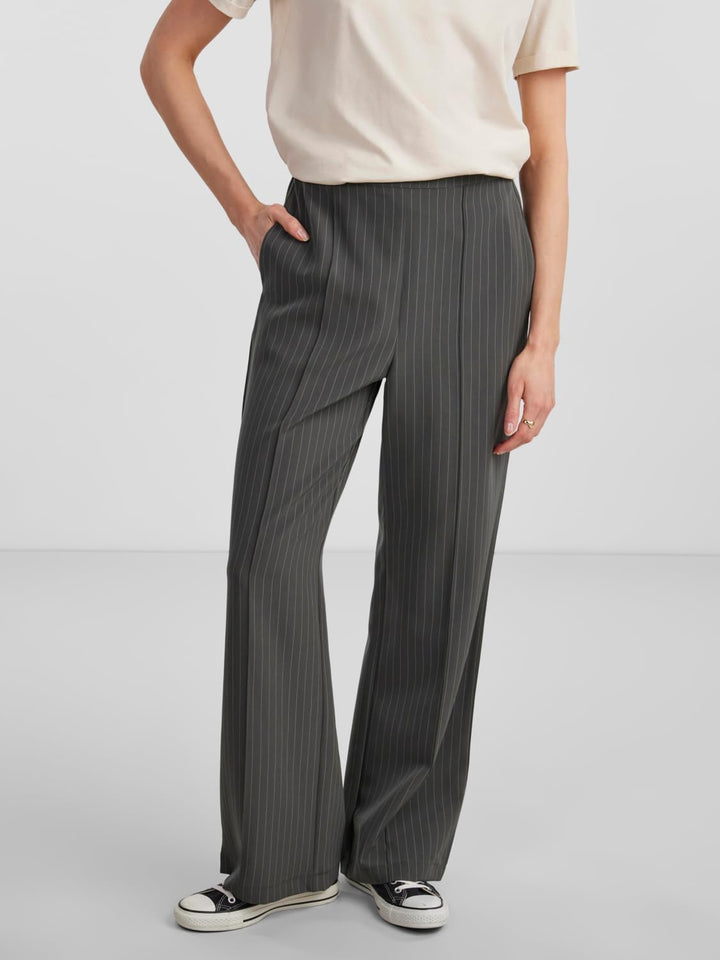 PIECES Female Hose mit weitem Bein PCBOZZY Gestreift XS Magnet, XS Magnet