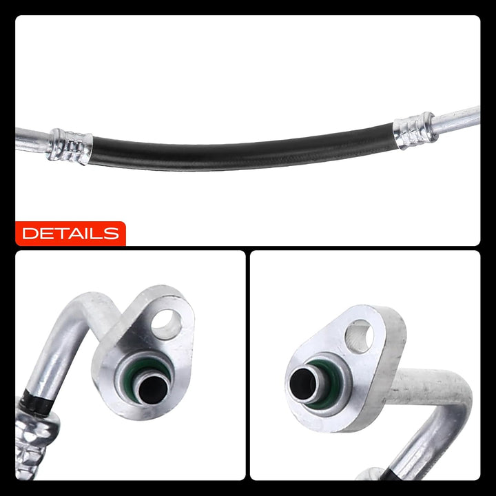 Frankberg Klimaleitung Druckleitung Kompatibel mit Fiesta V JD, JH Fusion JU 1.4L Diesel 2001-2012 1