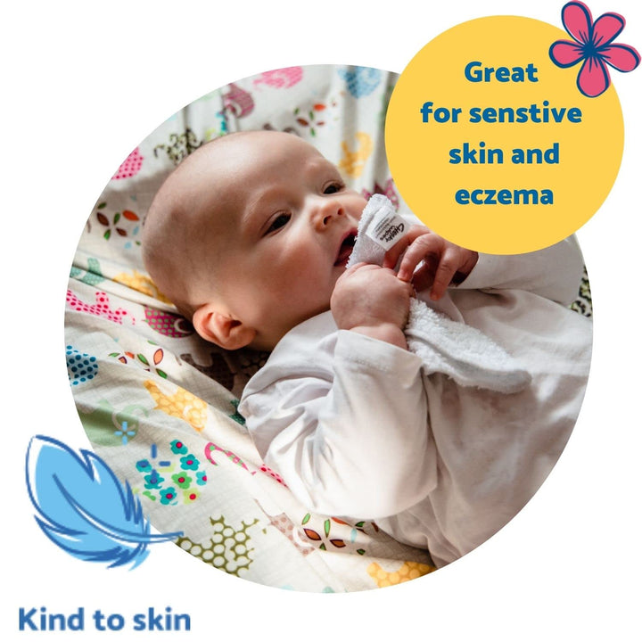Cheeky Wipes - 25 bamboo terry washable cloth baby wipes by Cheeky Wipes weiss, weiss