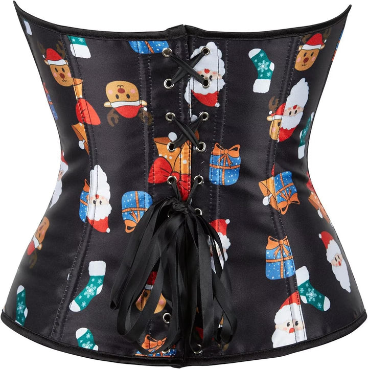 Josamogre korsett corsage Weihnachten alter Mann bustier Vollbrust korsagen Damen grosse grössen top