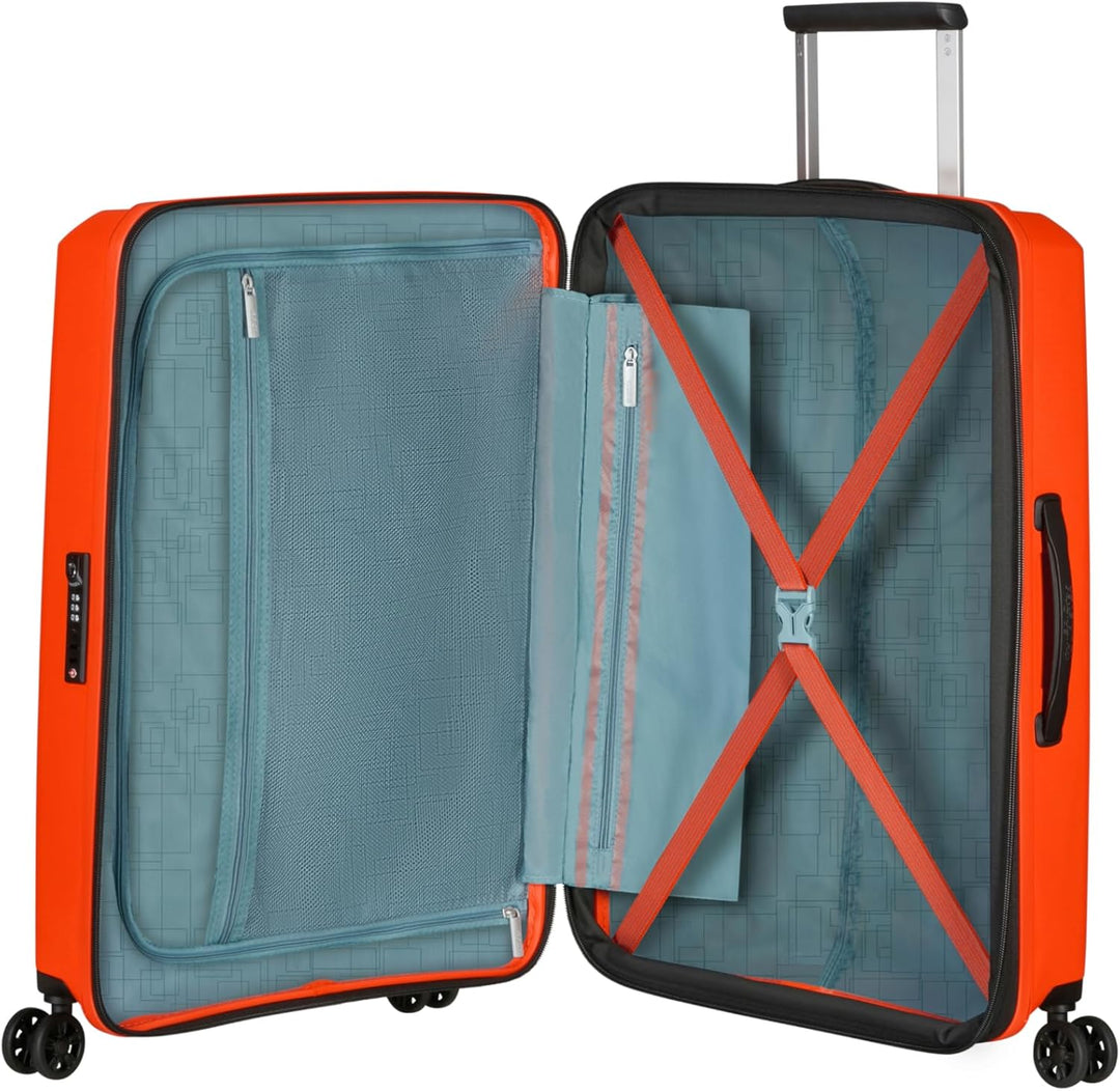 American Tourister Aerostep - 4-Rollen-Trolley M 67 cm erw. bright orange