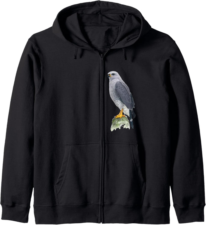 Graufalke, Falke, Adler Motiv t shirt Damen Hoodie Herren Kapuzenjacke