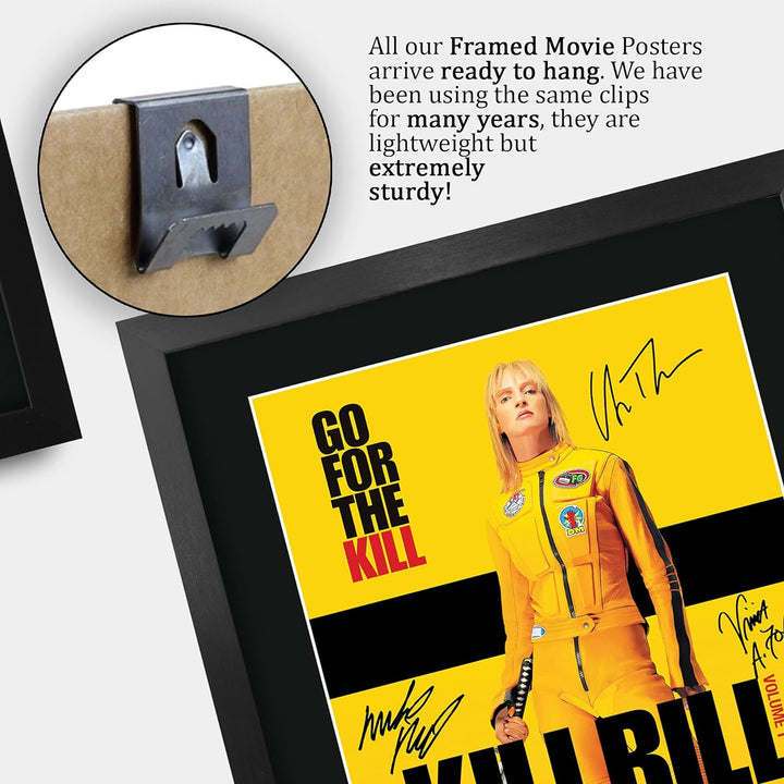 HWC Trading Kill Bill Vol. 1 Die Cast Geschenke Printed Poster Autogramm Bild für Film-Memorabilia F