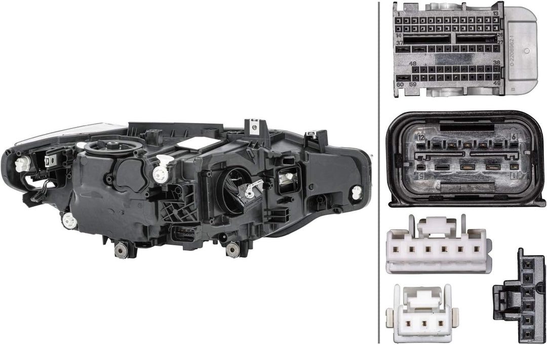 HELLA 1EX 012 102-911 LED-Hauptscheinwerfer für Rechtsverkehr - vorne links, links