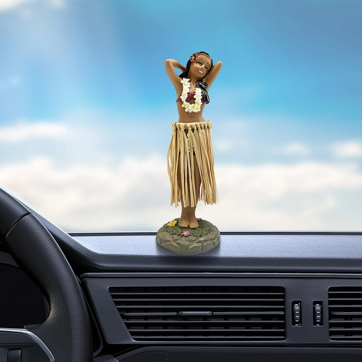 Baoblaze Hawaiianische Tänzerin Auto, Mini Hawaiian Dashboard Doll, Hawaii Hula Girl Posing, Hawaiia