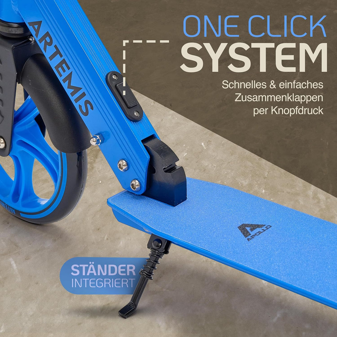 Apollo Artemis City Roller - Höhenverstellbarer Scooter für Kinder, Teens und Erwachsene, Tretroller