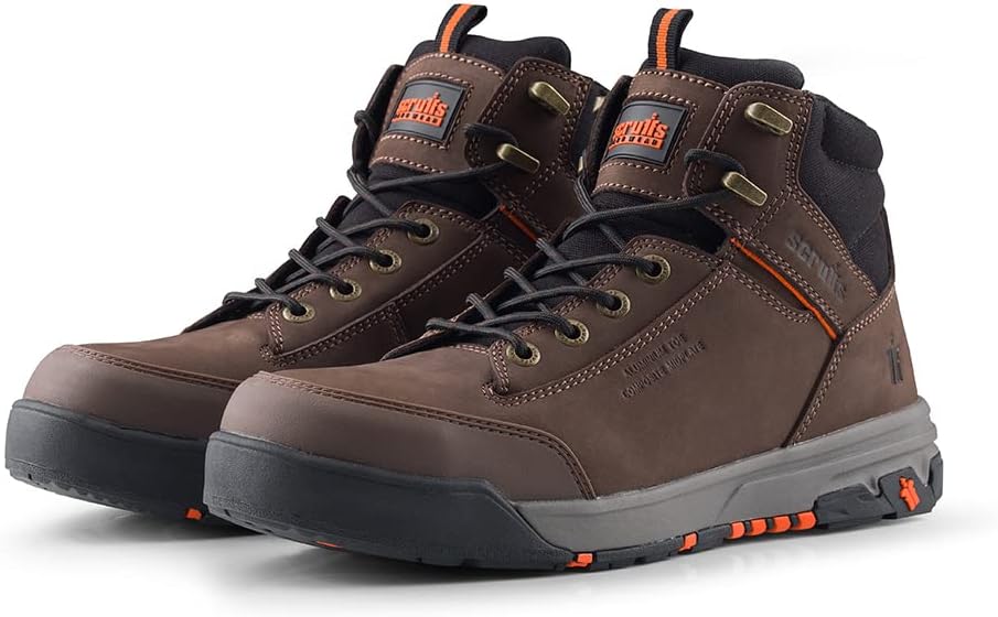 Scruffs Sicherheitsstiefel „Switchback 3“, dunkelbraun 45 (T55026)
