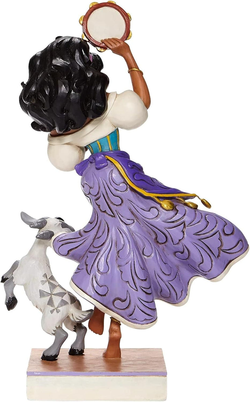 Enesco Shore Disney Traditions Figur Esmerelda & Djali, 22,2 cm hoch, 6008071, Mehrfarbig, One Size