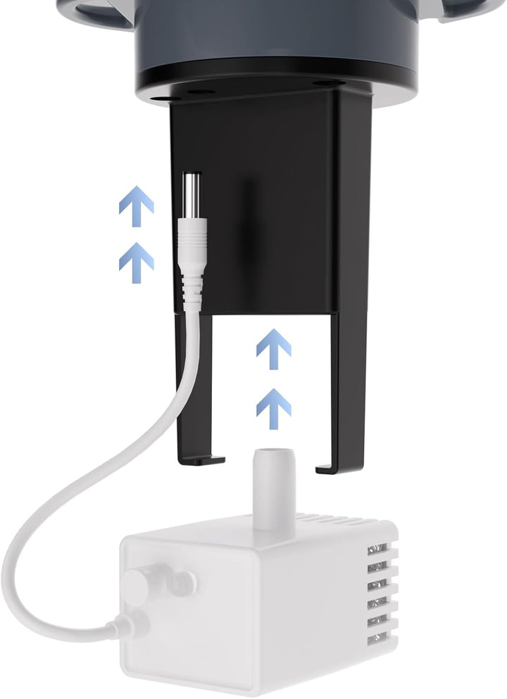 Ersatzpumpe für Katzenbrunnen/Hundebrunnen,Pumpe für 8L/ 270 oz Trinkbrunnen für Hunde Kabellos