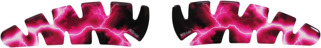 BIKE-label Tankpad seitlich Motorrad Lackschutz Aufkleber Blitz Pink 800026