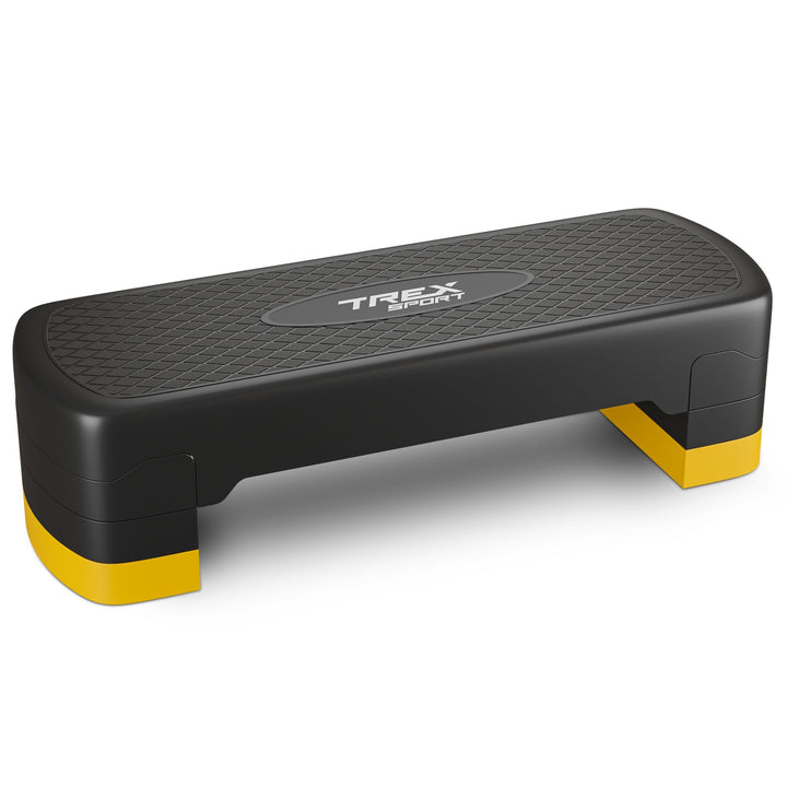Steppbrett für zuhause höhenverstellbar TX-030AS | 68×28×10/15/20cm Aerobic Stepper 3 Stufen, rutsch
