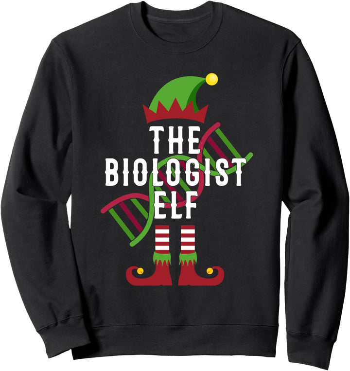 The Biologist Elf lustige Weihnachtsgeschenke für Biologen Sweatshirt