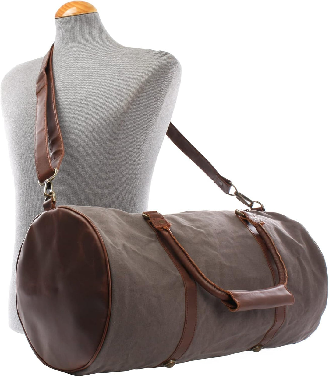 LECONI Reisetasche für Damen & Herren Ledertasche Weekender gross Sporttasche Männer + Frauen Handge