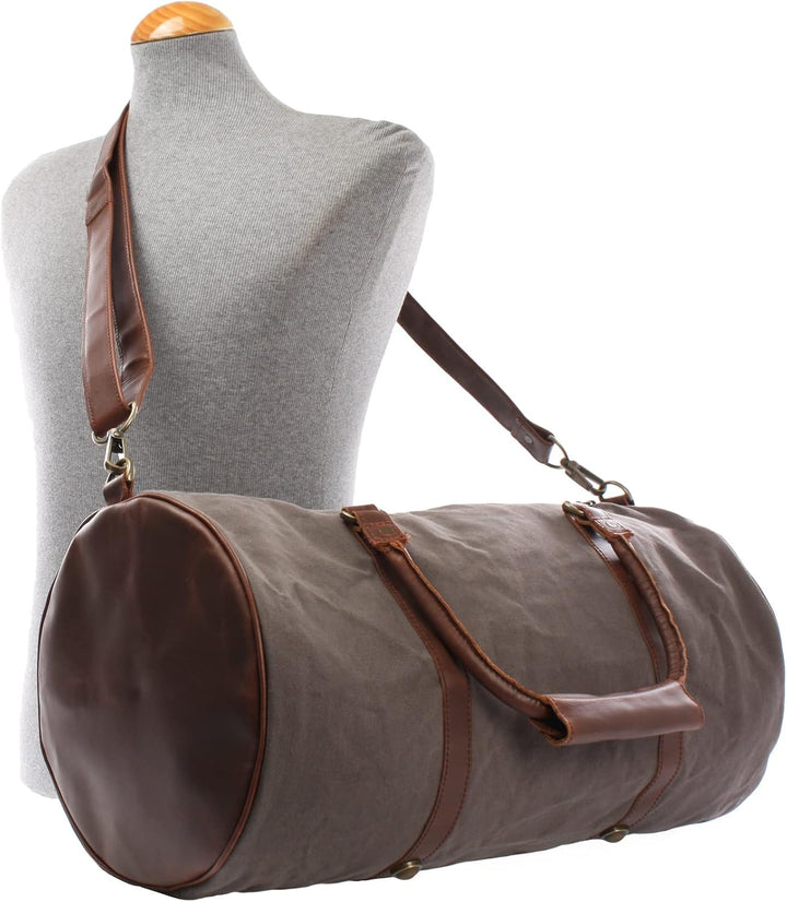 LECONI Reisetasche für Damen & Herren Ledertasche Weekender gross Sporttasche Männer + Frauen Handge