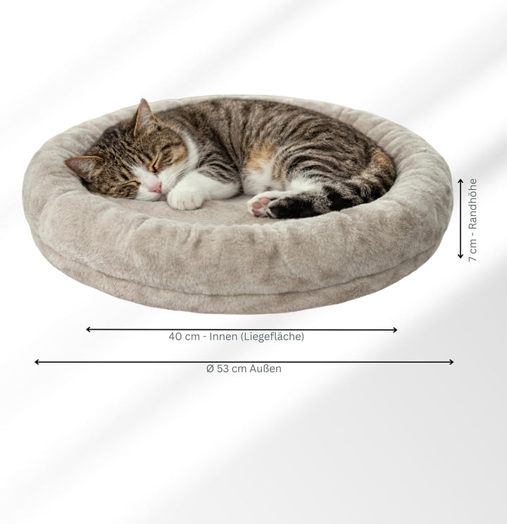 nanook - Liegeplatz, Liegemulde XL - Liegefläche Ø 53 cm - für grosse Katzen geeignet - für M8 M10 K